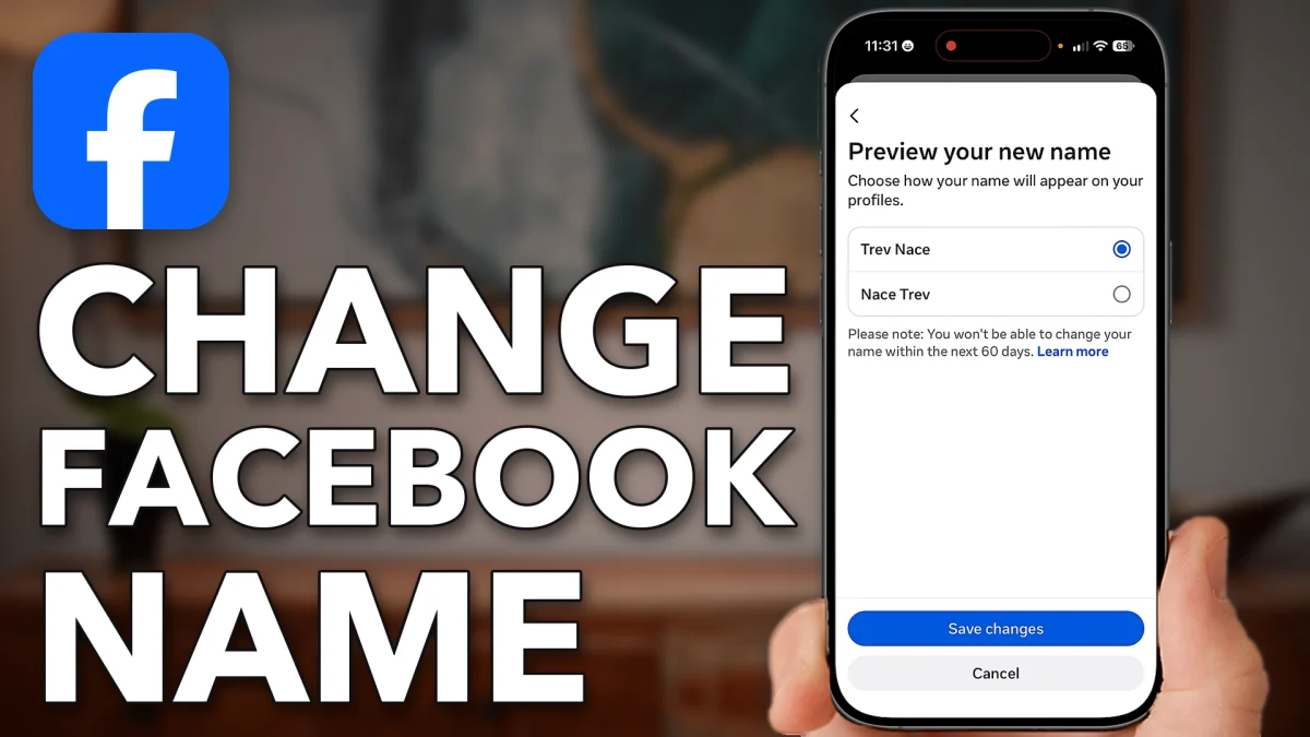 How To Change Name On Facebook