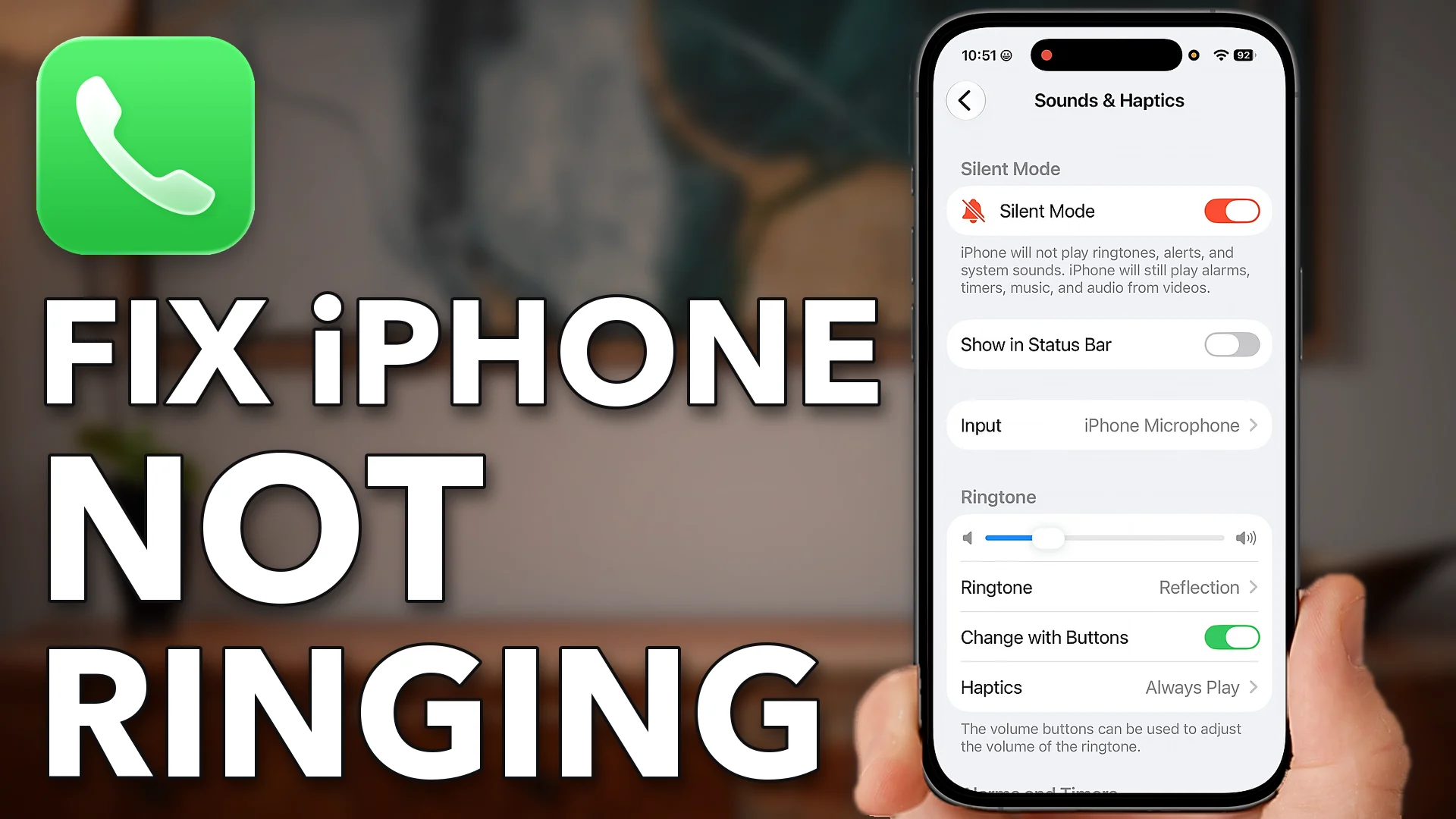 How To Fix iPhone Not Ringing For Incoming Calls – 2026