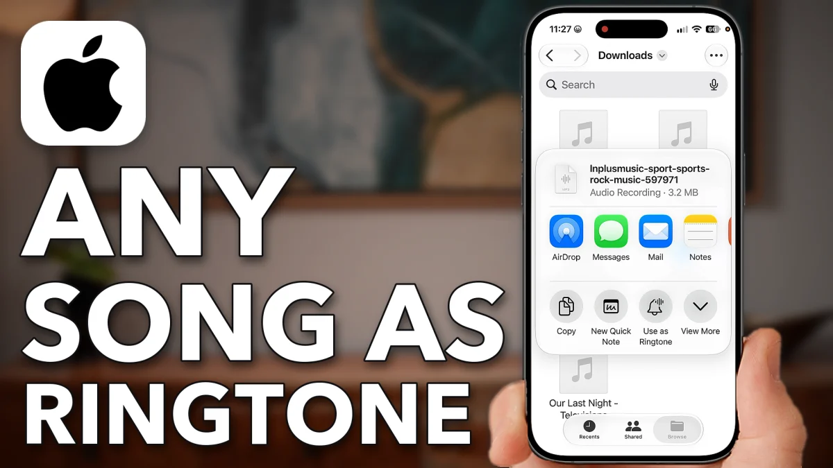How To Set Any Song As iPhone Ringtone - Free & No Computer